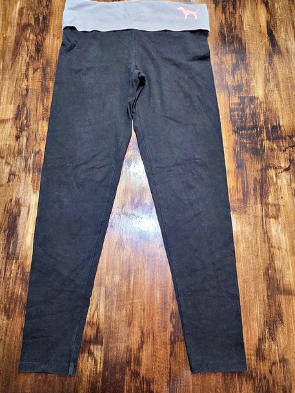 Y2K Victoria's Secret Fold Over Yoga Pants M Preppy Vintage Y2K Barbiecore